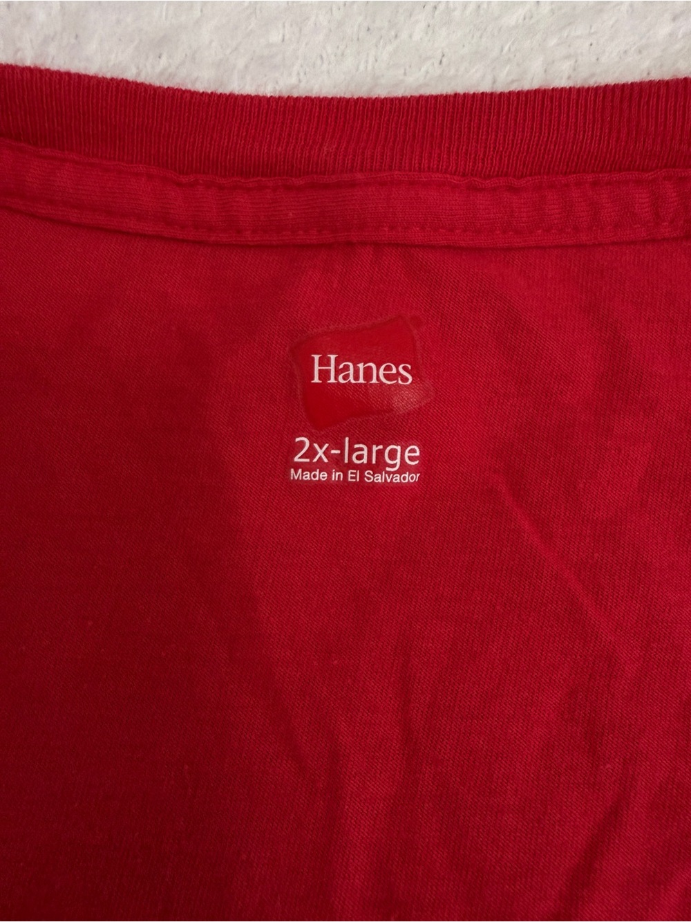 Hanes Women's Long-Sleeve Crewneck Top - Red - Picture 7 of 10